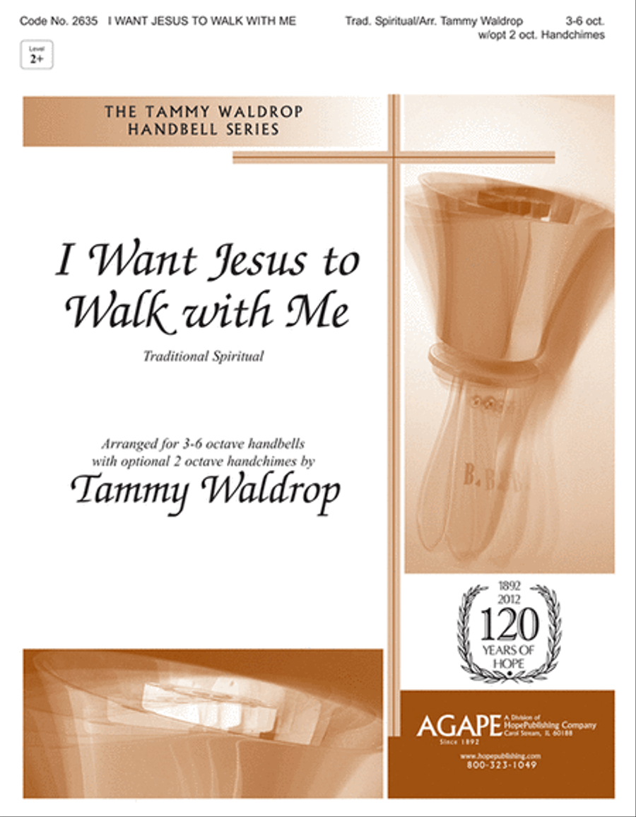 I Want Jesus to Walk with Me 5-Octaves scores gallery preview page 1