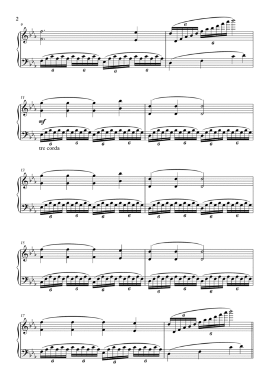 Transcendência Piano Solo scores gallery preview page 2