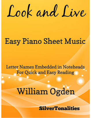 Book cover for Look and Live Easy Piano Sheet Music