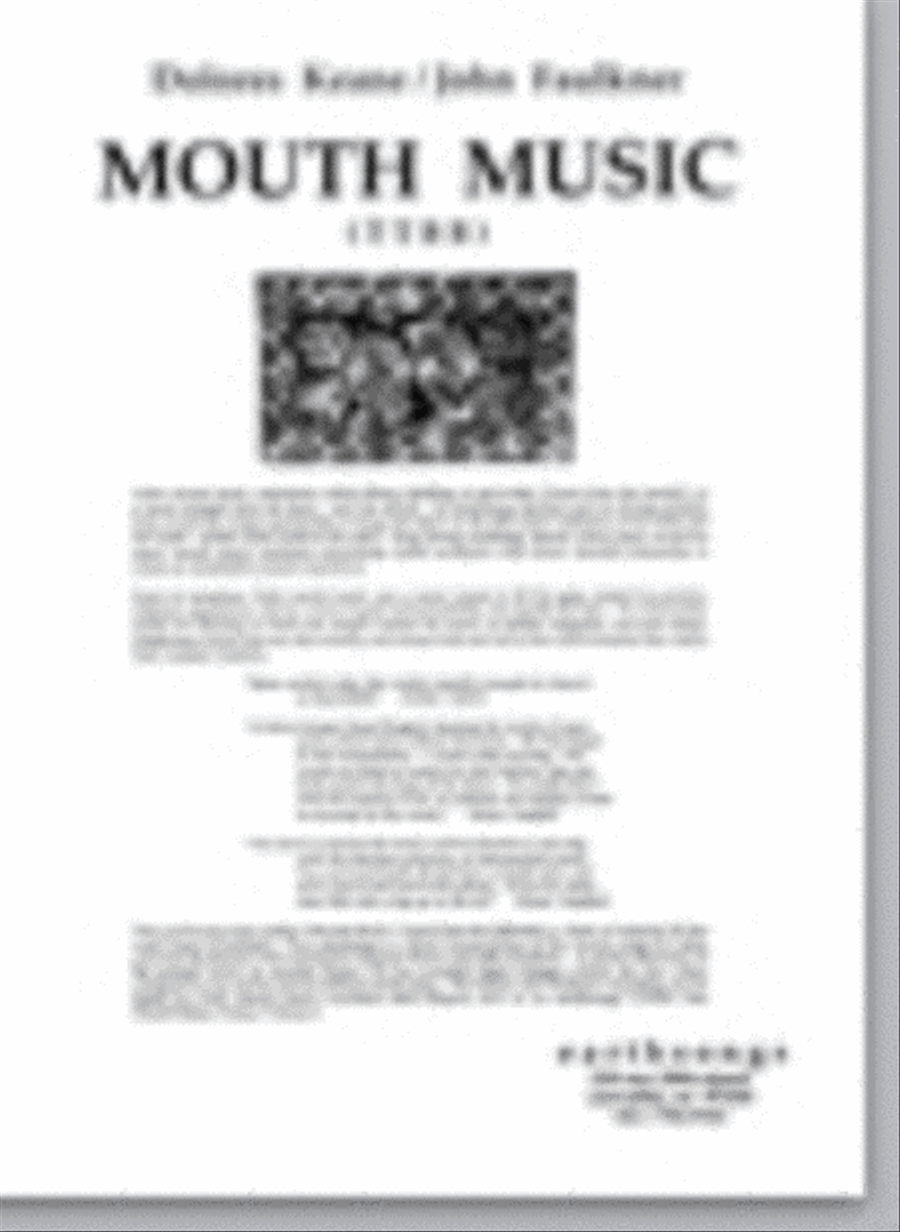 mouth music TTBB scores gallery preview page 1