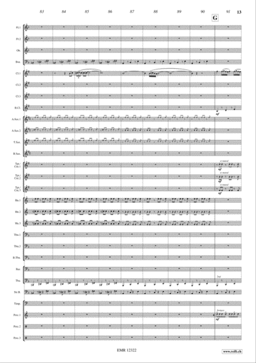 Sherlock Holmes Concert Band scores gallery preview page 13