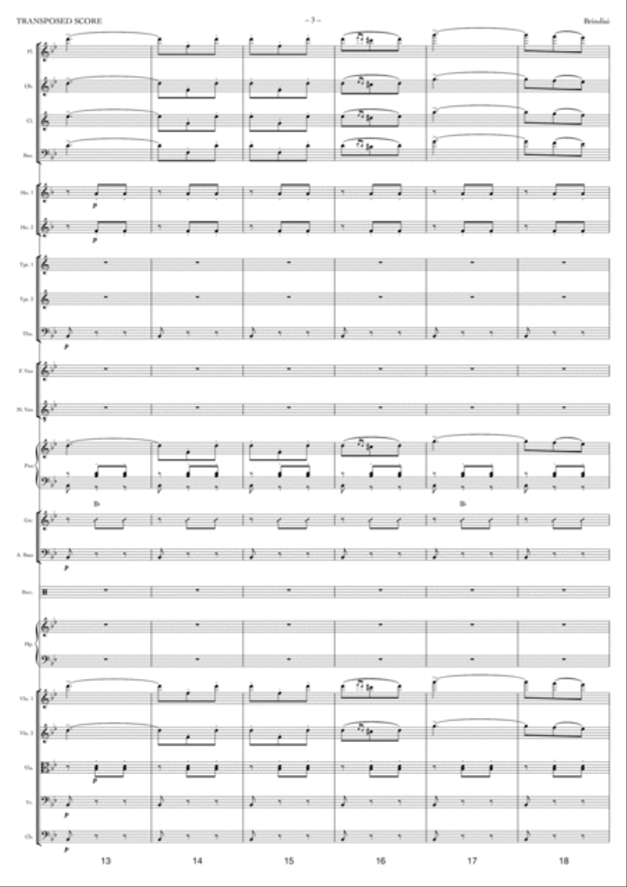Brindisi Full Orchestra scores gallery preview page 3
