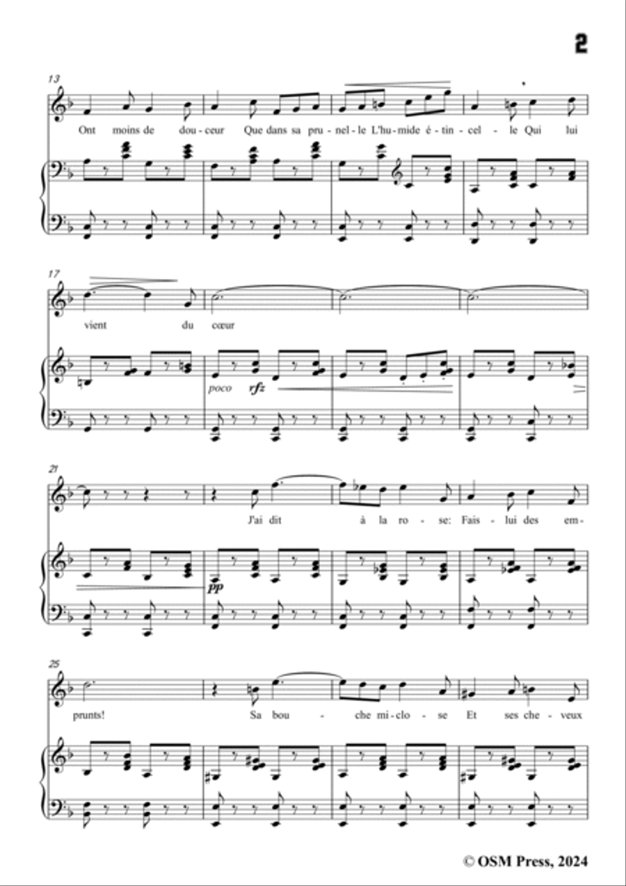 Paladilhe-J'ai dit aux étoiles(Sérénade),in F Major Voice scores gallery preview page 3