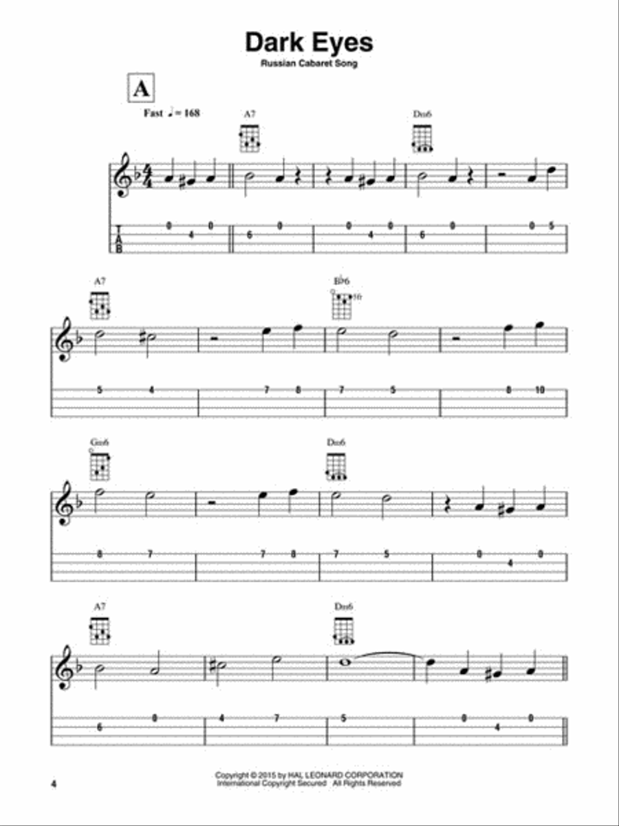 Gypsy Jazz Ukulele scores gallery preview page 4