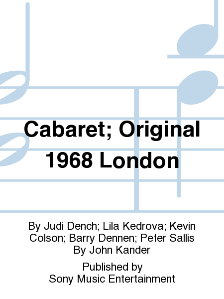 Cabaret; Original 1968 London