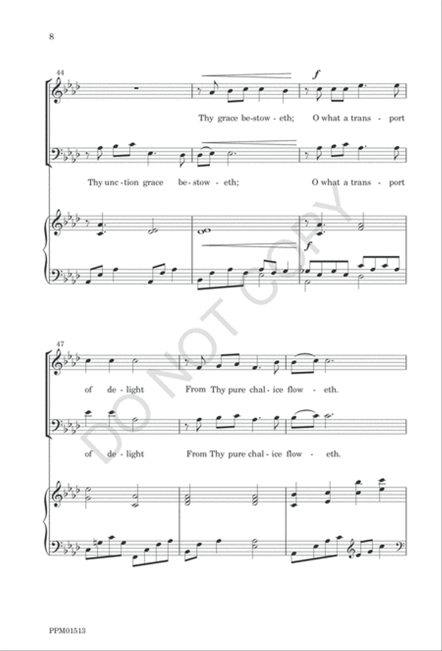 The King of Love 4-Part scores gallery preview page 11