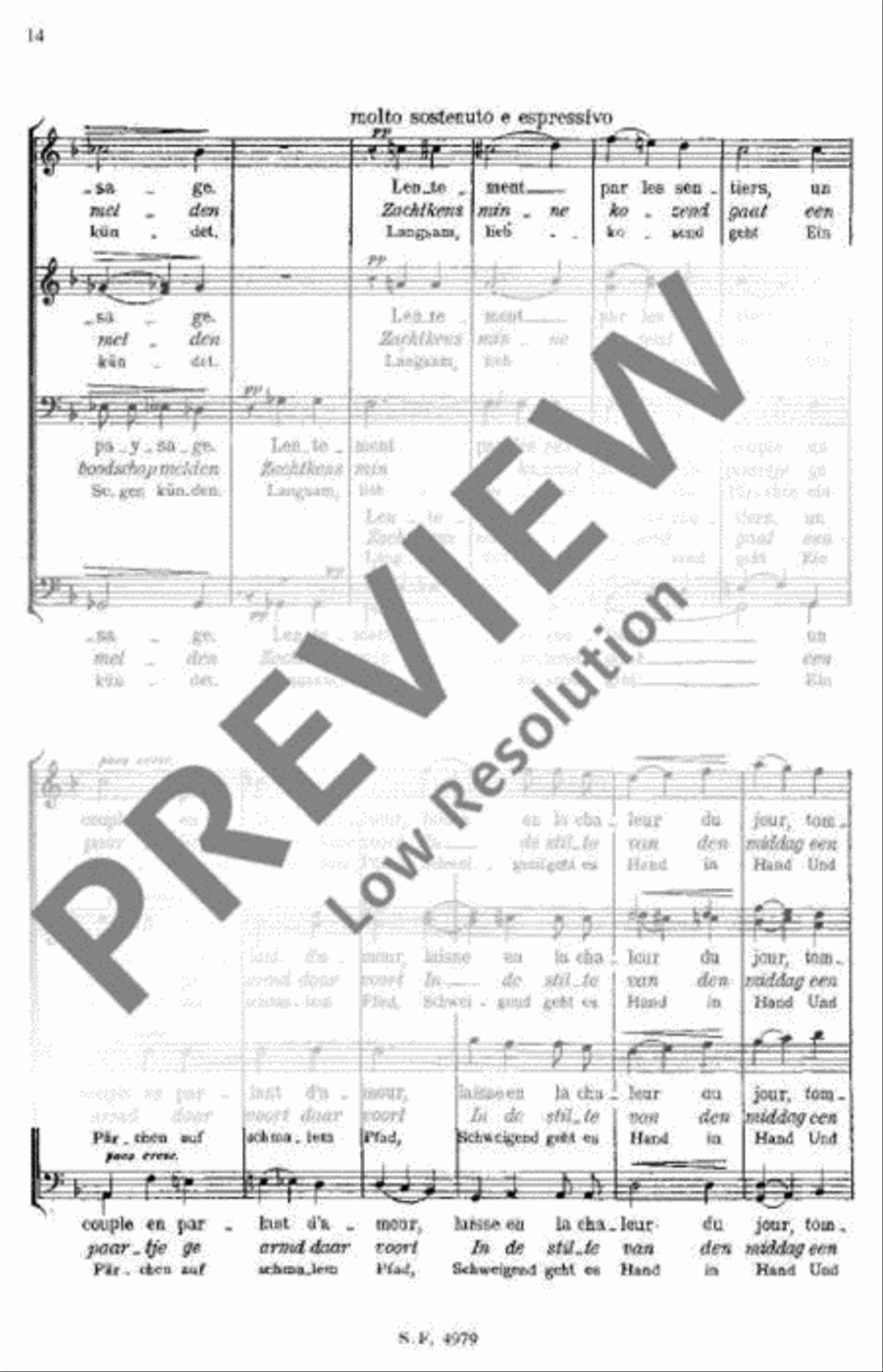 La Meuse La Meuse Men's Choir scores gallery preview page 15