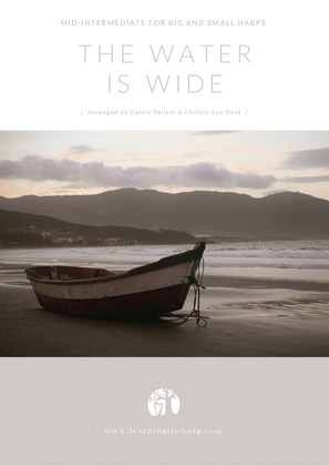 Book cover for The Water Is Wide - Mid-Intermediate for Harp