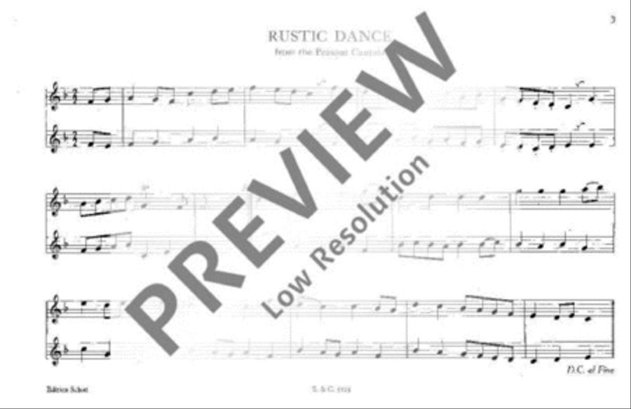 Movements by Bach Soprano Recorder scores gallery preview page 6