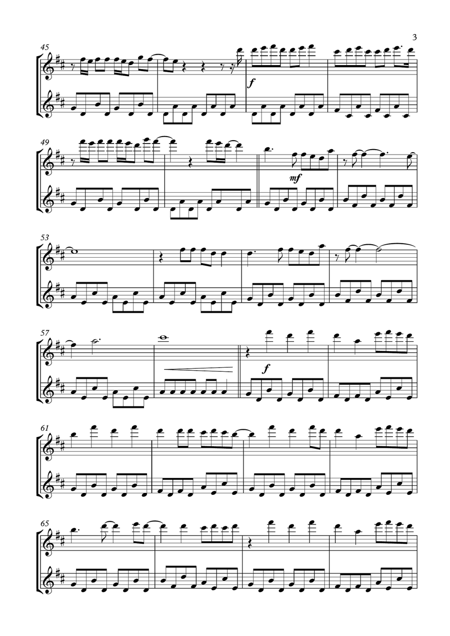 Enchanted Enchanted Flute Duet scores gallery preview page 4