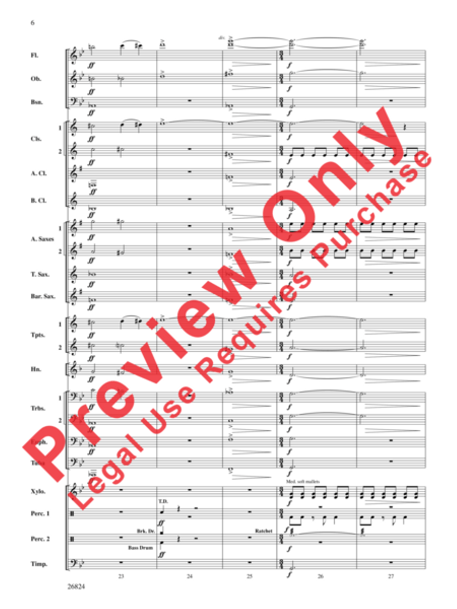 Contraption Concert Band scores gallery preview page 7