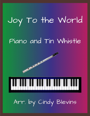 Joy To the World, Piano and Tin Whistle (D)