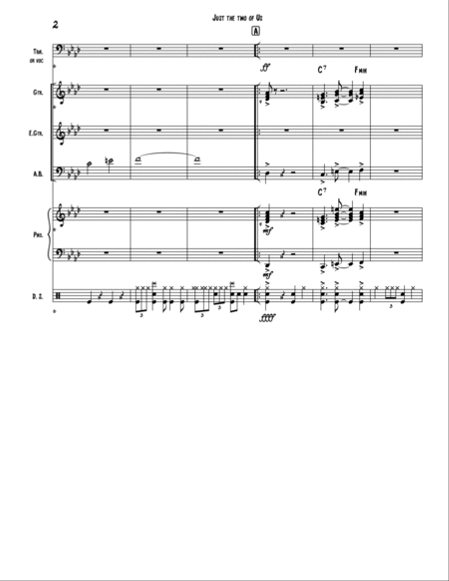 The Two Of Us Large Ensemble scores gallery preview page 2