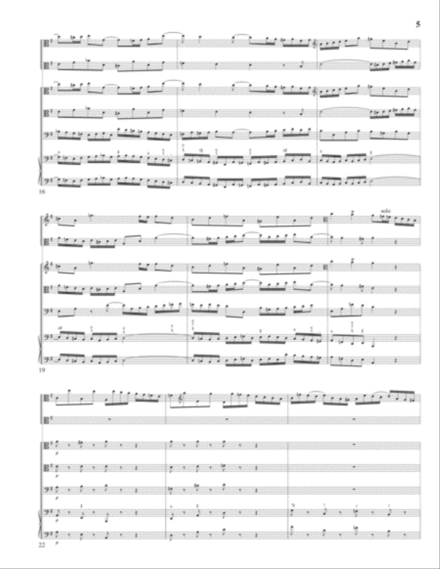 Concerto for Two Violas in A Minor COMPLETE SET Cello scores gallery preview page 5