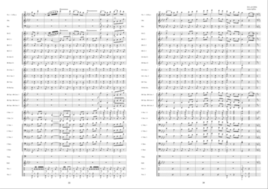 Panache ! Concert Band scores gallery preview page 18