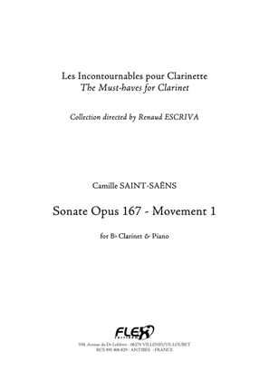 Book cover for Sonata Opus 167 - Mvt 1
