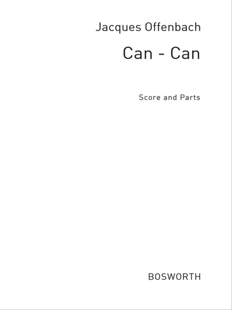Jacques Offenbach: Can-Can (Score And Parts) Orchestra scores gallery preview page 1