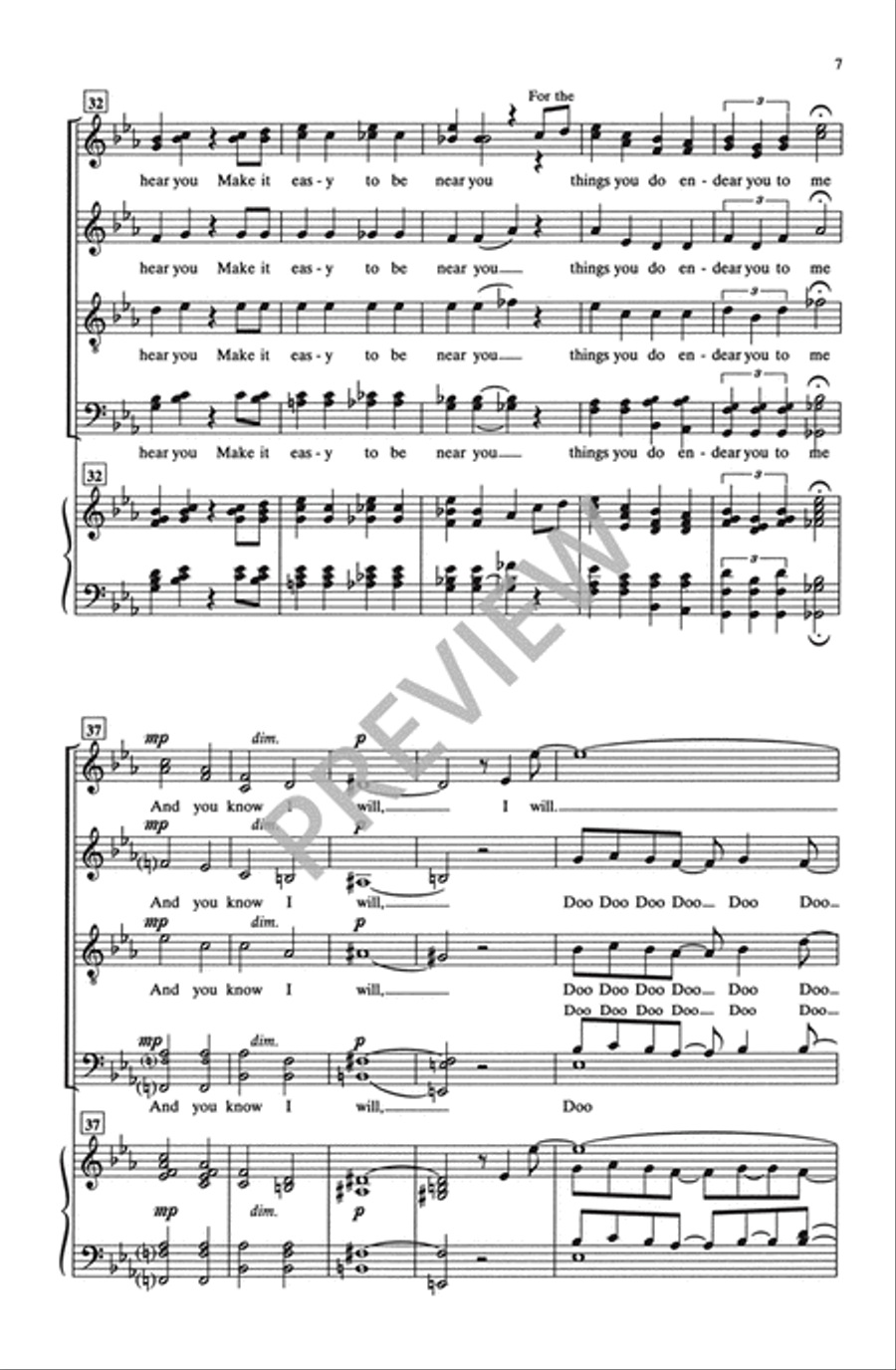 I WIll 4-Part scores gallery preview page 8