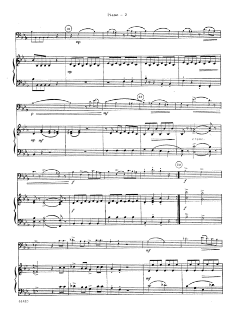 Mozart Sonatina (K. 439B) Trombone scores gallery preview page 3