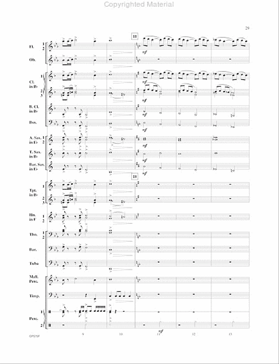 Trilogy Trilogy Concert Band scores gallery preview page 30