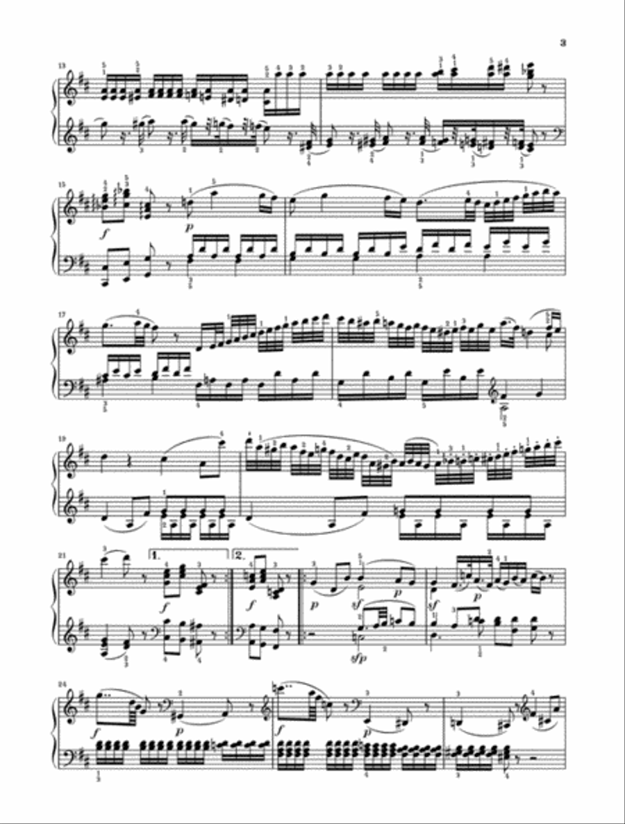 Adagio in B minor K540 Piano Solo scores gallery preview page 3