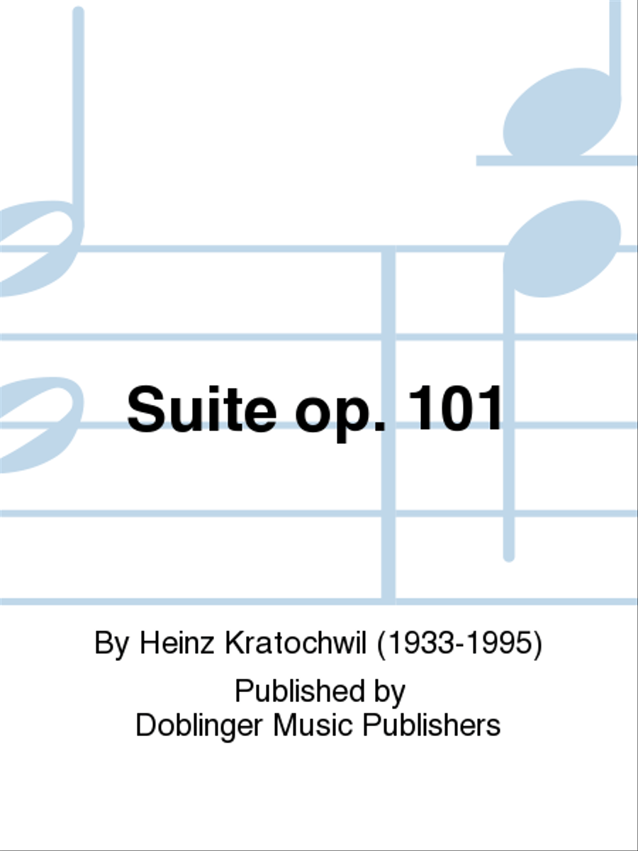 Suite op. 101 Flute scores gallery preview page 1