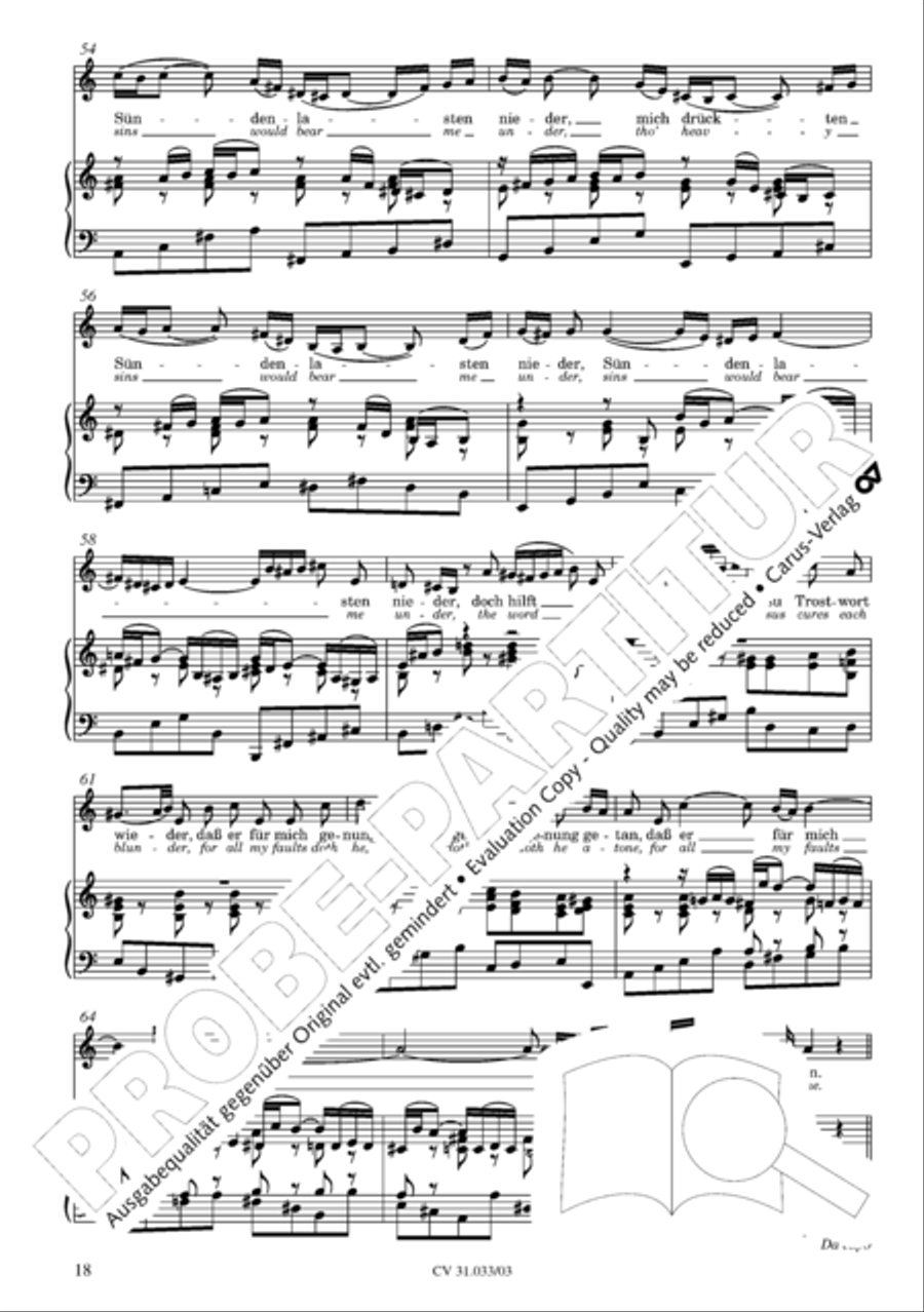 Lord Jesus Christ, in thee alone (Allein zu dir, Herr Jesu Christ) ATB scores gallery preview page 19