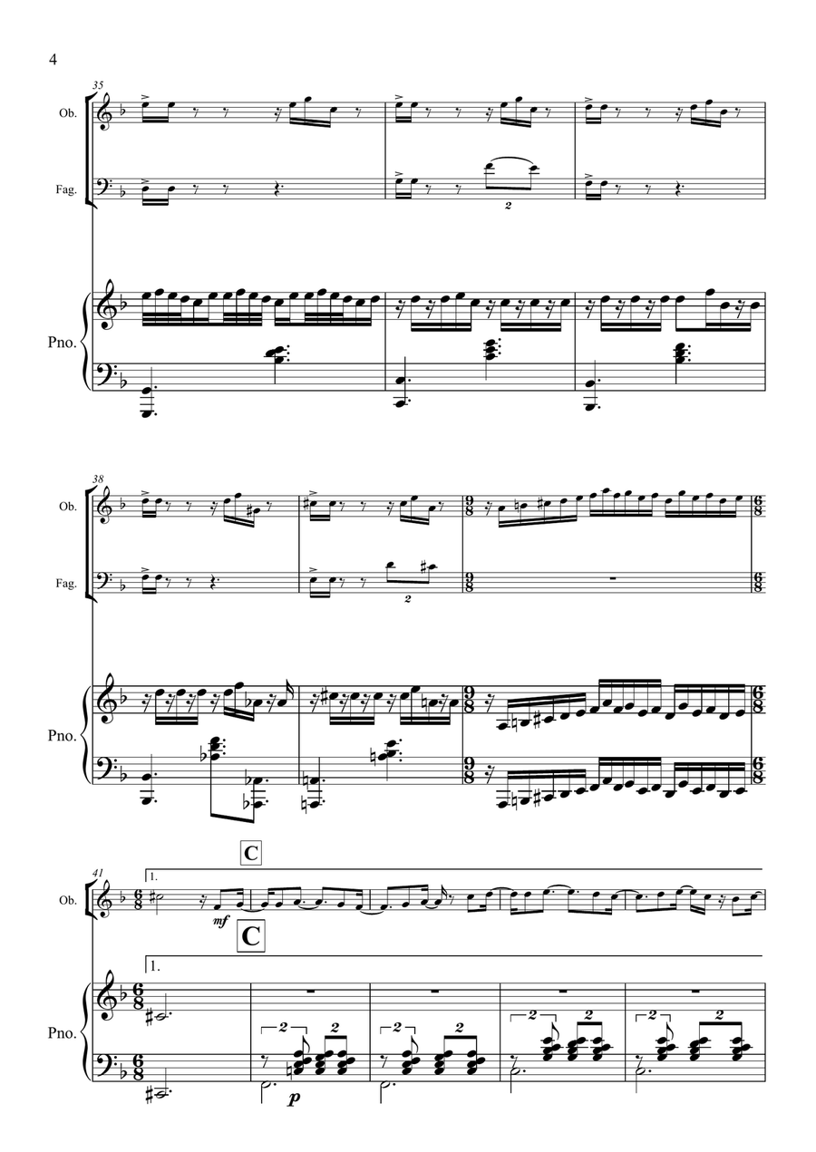 Orobroy Woodwind Duet scores gallery preview page 4