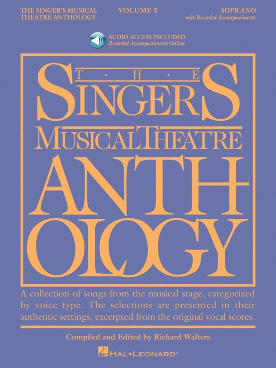 Singers Musical Theatre Anth V5 Sop Book/Online Audio