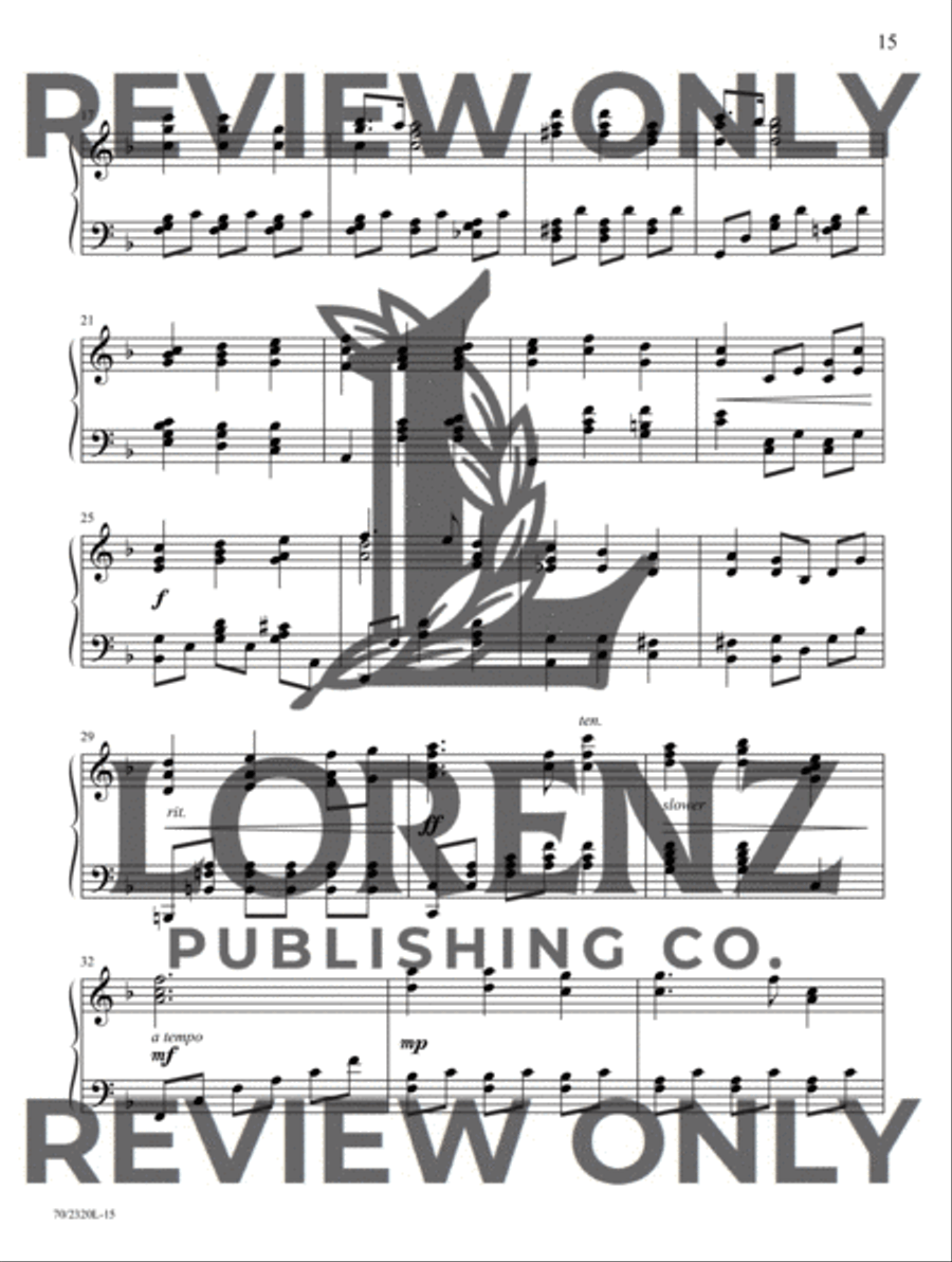 Songs of Prayer and Hopefulness Piano Solo scores gallery preview page 9