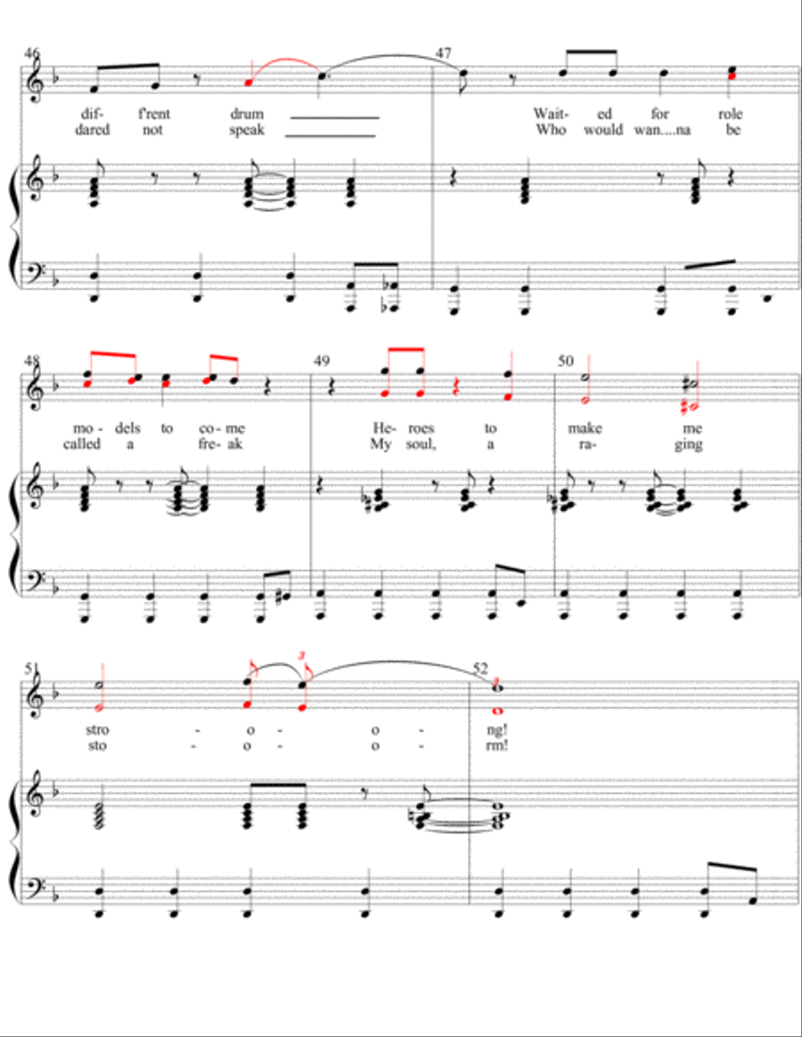 I Was A Teenage Homo Piano Solo scores gallery preview page 6