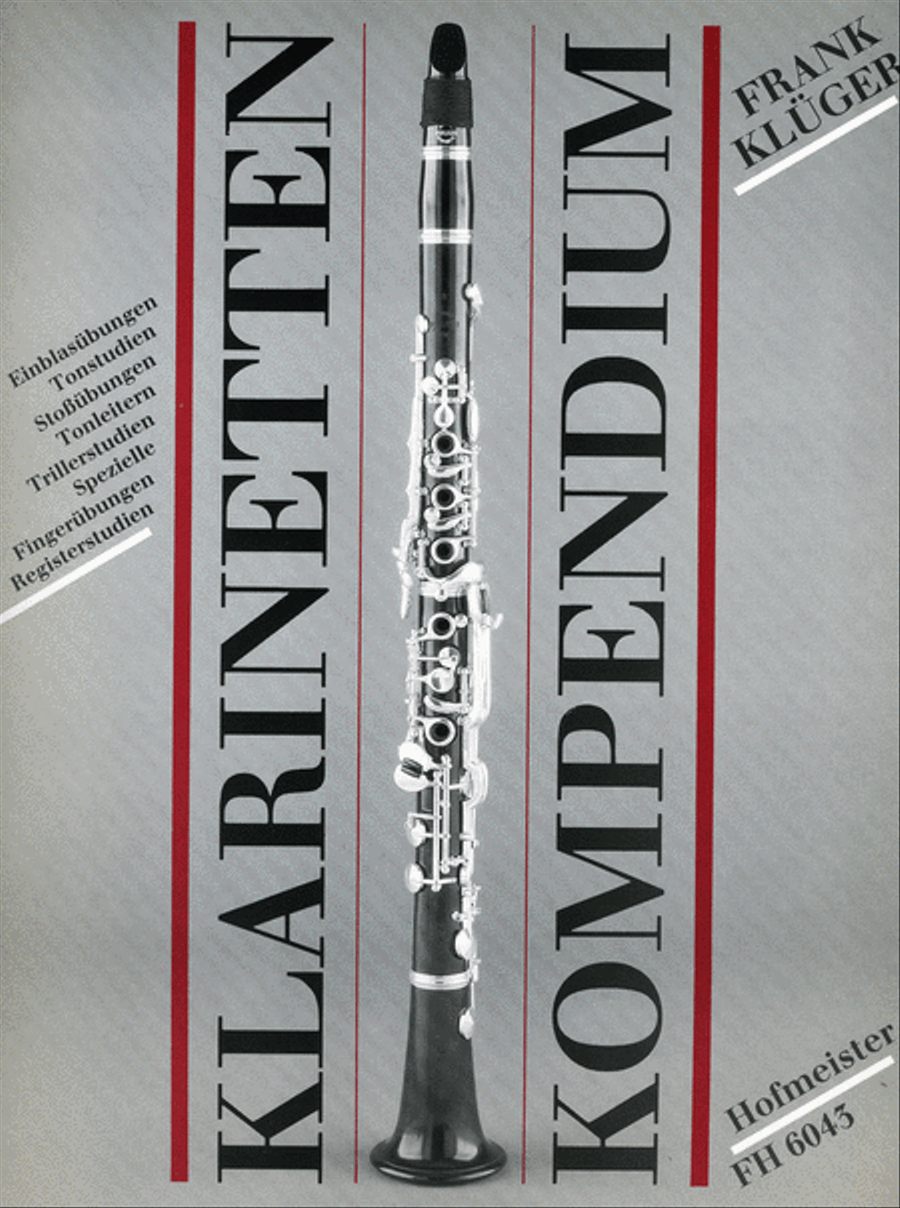 Klarinetten-Kompendium. Zum Einblasen und täglichen Üben Clarinet Solo scores gallery preview page 1