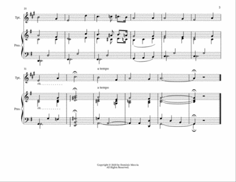 Till We Meet Again Trumpet Solo scores gallery preview page 3