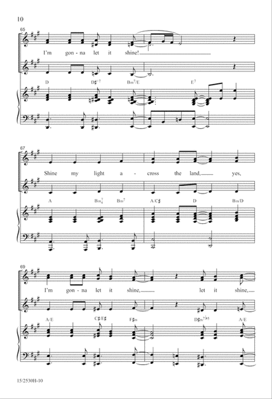 This Little Light of Mine SSA scores gallery preview page 10