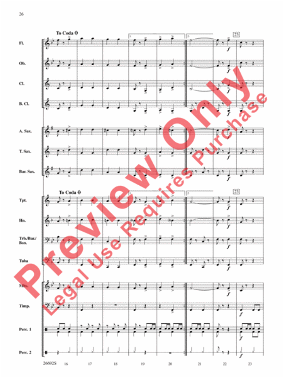 Belwin Beginning Band Kit #3 Concert Band scores gallery preview page 27