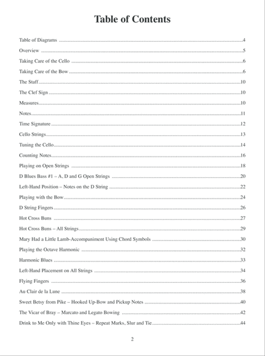 Modern Cello Method, Grade 1 Cello scores gallery preview page 3