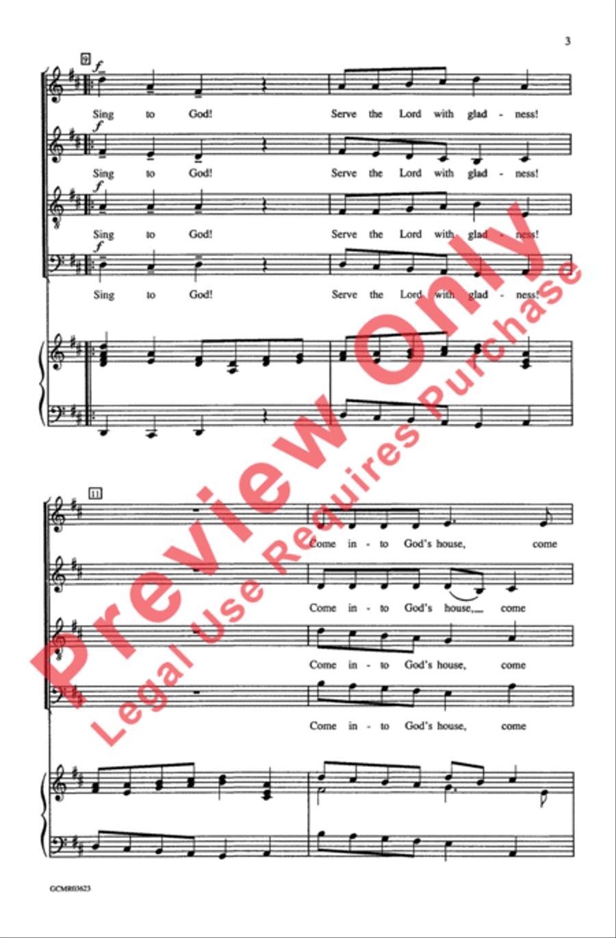 Sing for Joy 4-Part scores gallery preview page 3