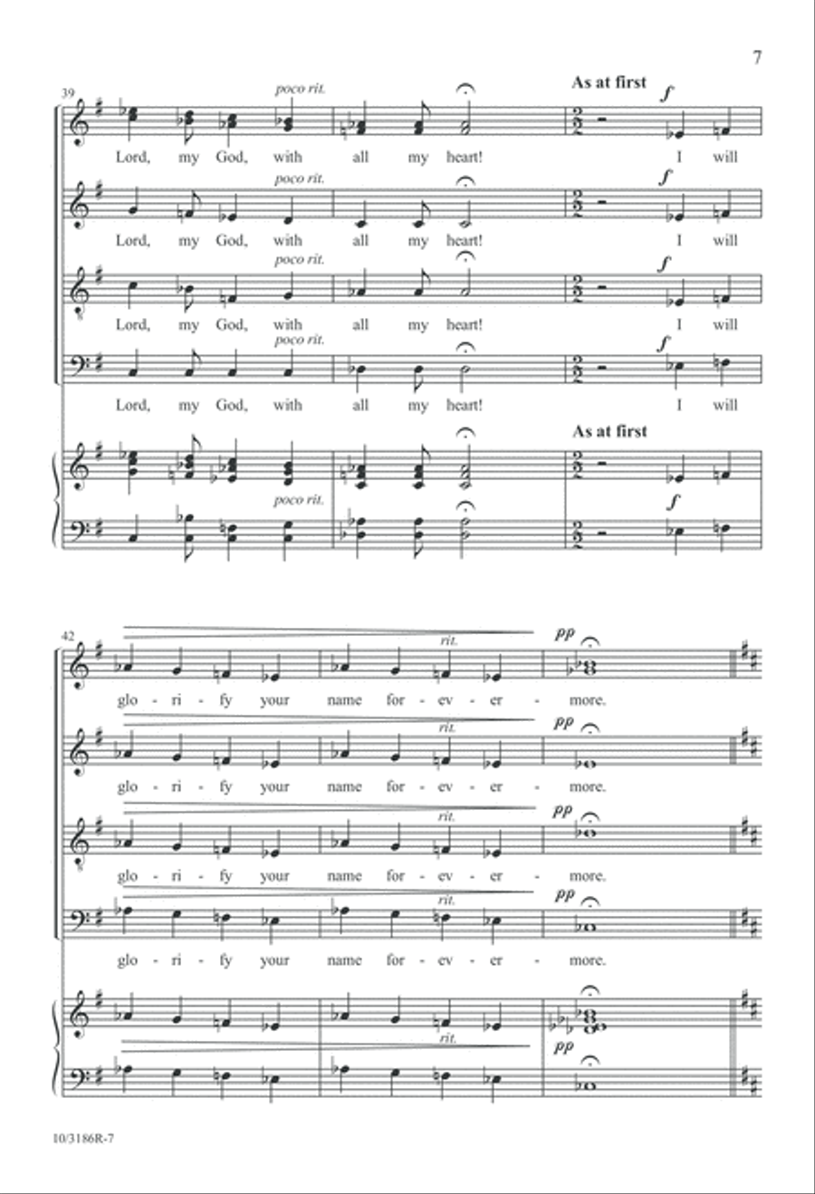 Teach Me, Lord, Your Way SSATB scores gallery preview page 7