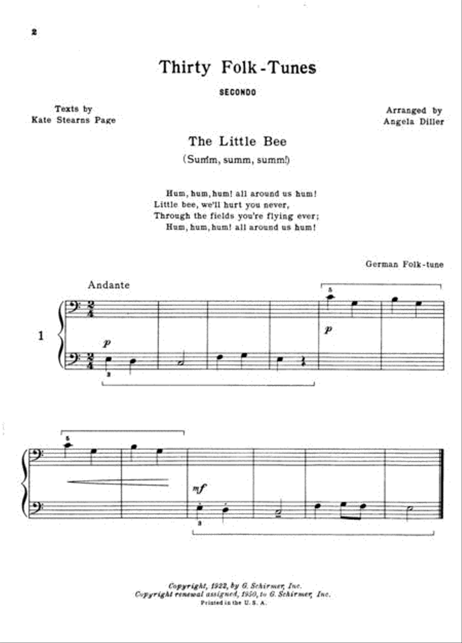 Green Duet Book for Beginners Piano Duet scores gallery preview page 2