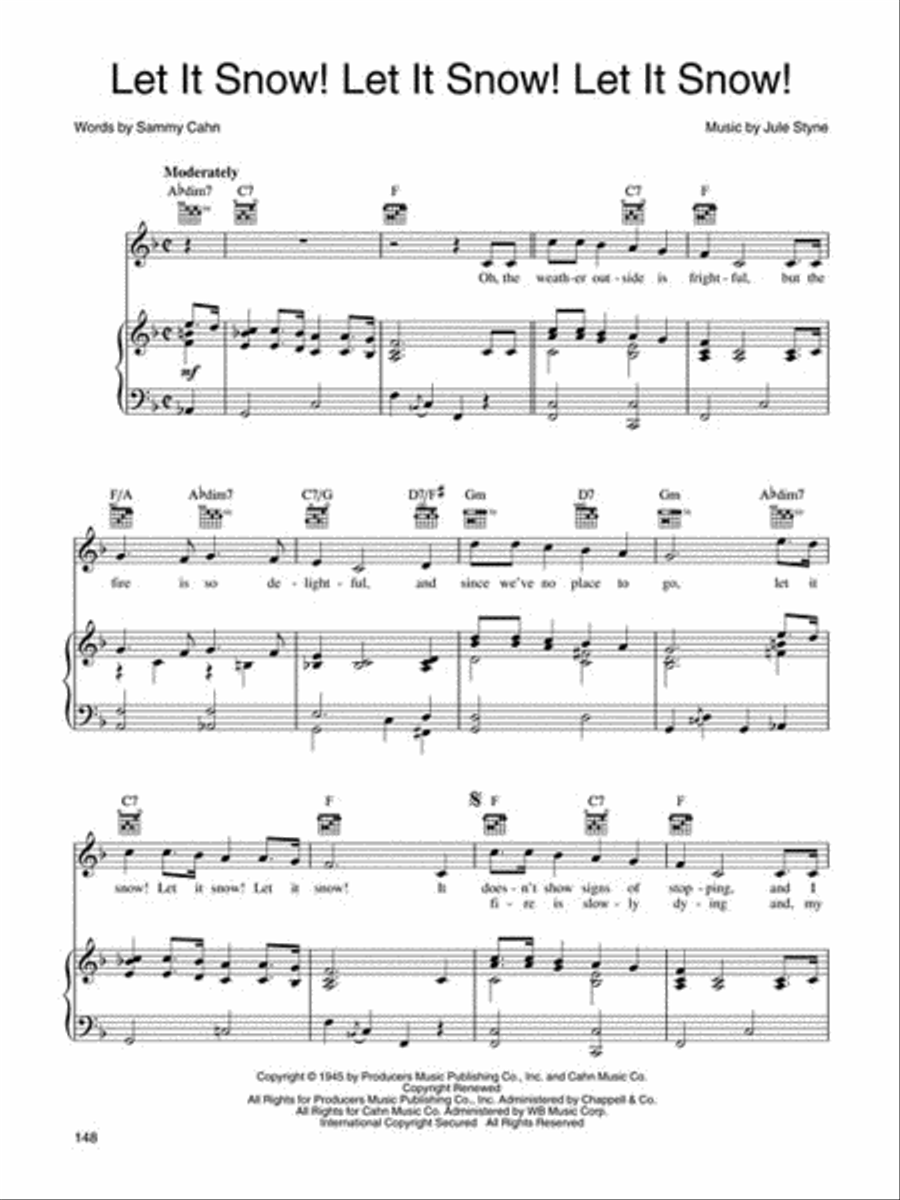 The Most Requested Christmas Songs Piano, Vocal, Guitar scores gallery preview page 5