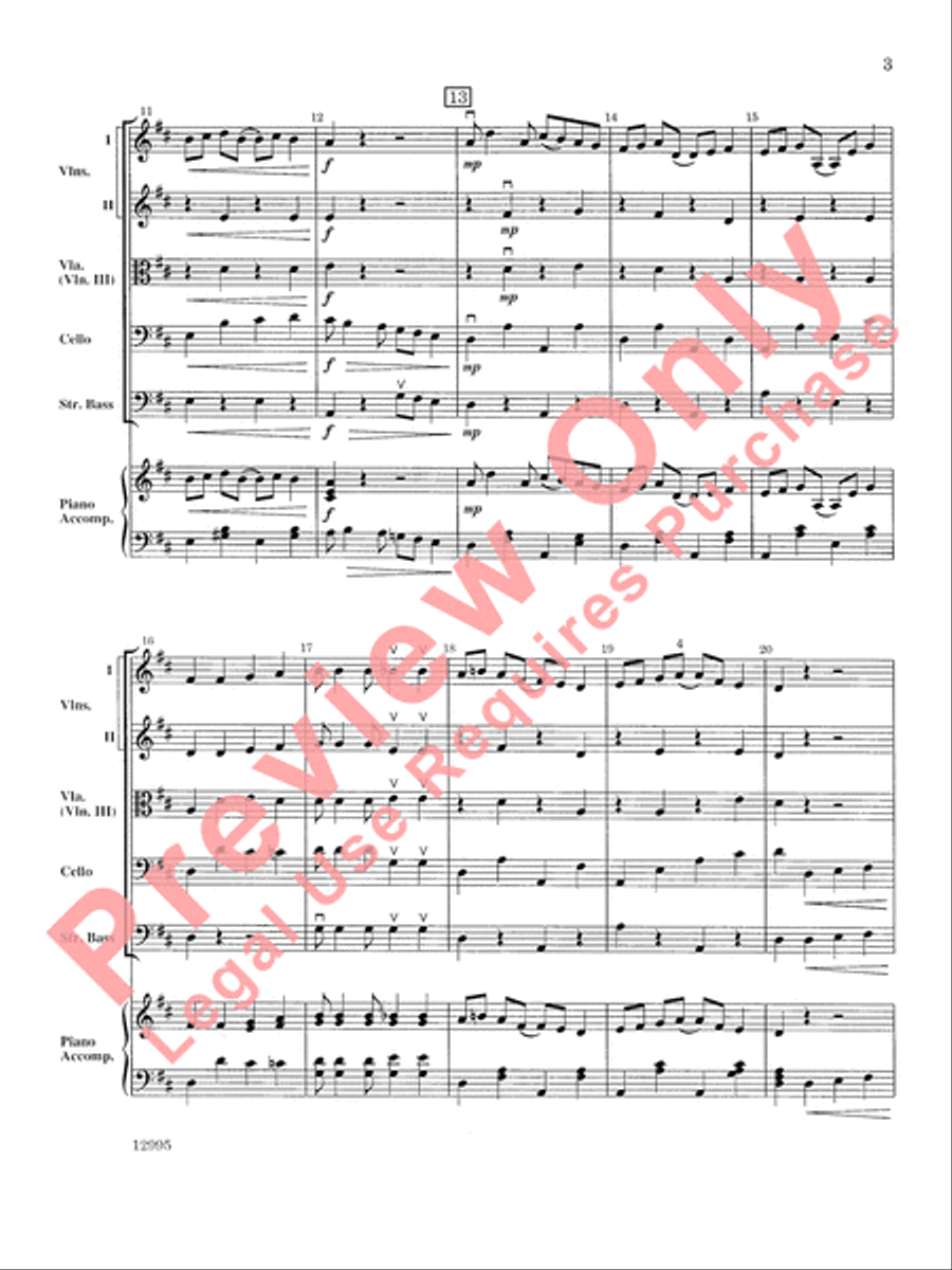 Tangerine Rag String Orchestra scores gallery preview page 4