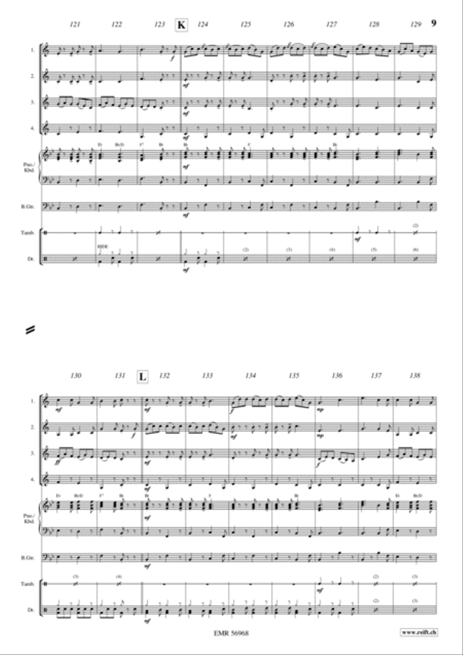 Western Medley Cornet scores gallery preview page 8