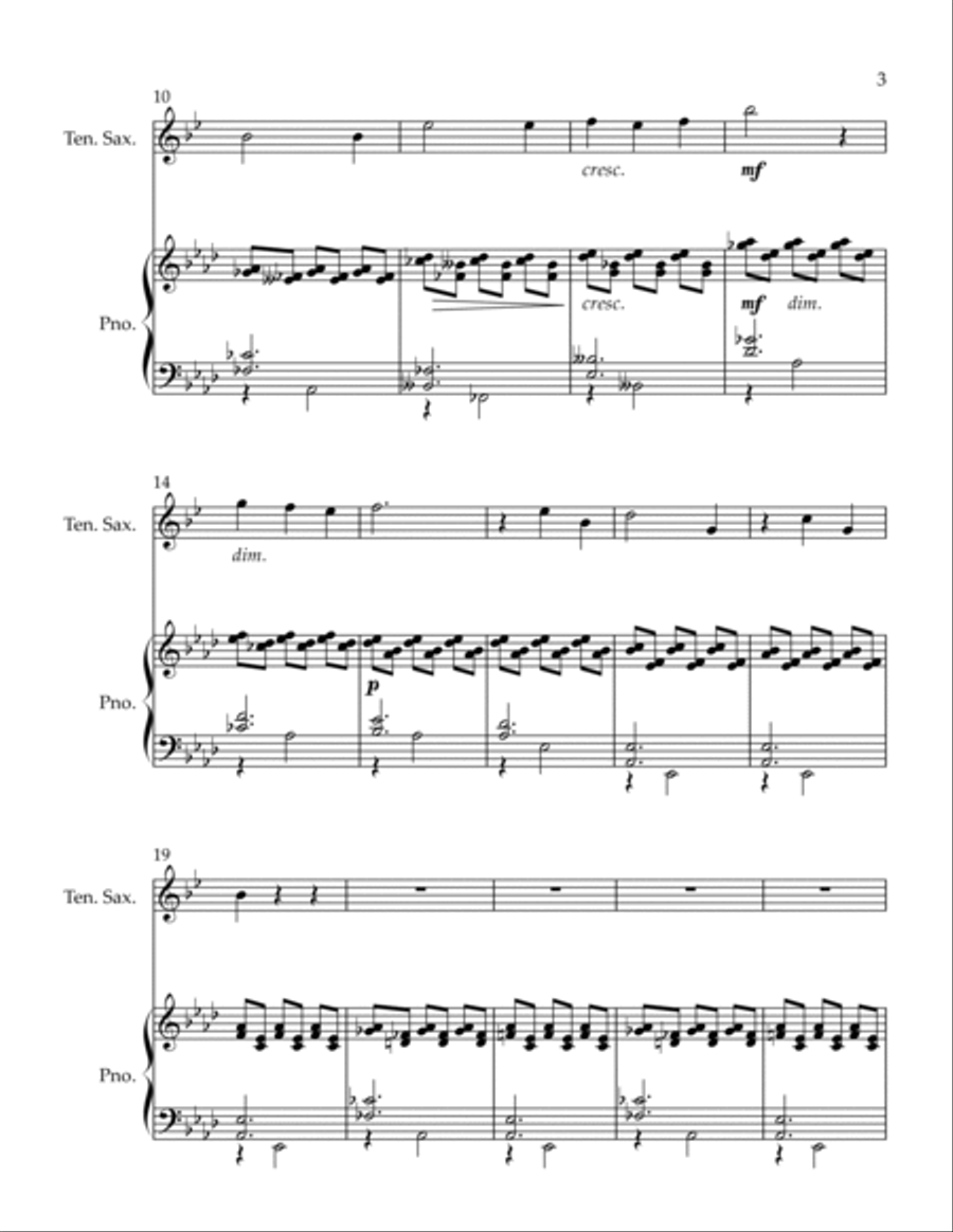 The Sea Princess Tenor Saxophone scores gallery preview page 3