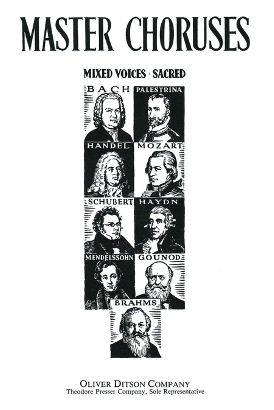 Master Choruses SSATB scores gallery preview page 1