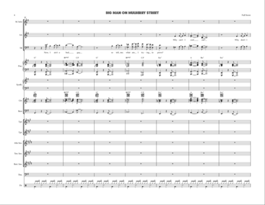 Big Man On Mulberry Street School and Community scores gallery preview page 6
