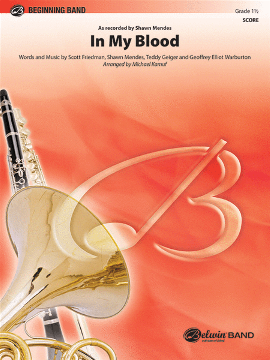 In My Blood Concert Band scores gallery preview page 1