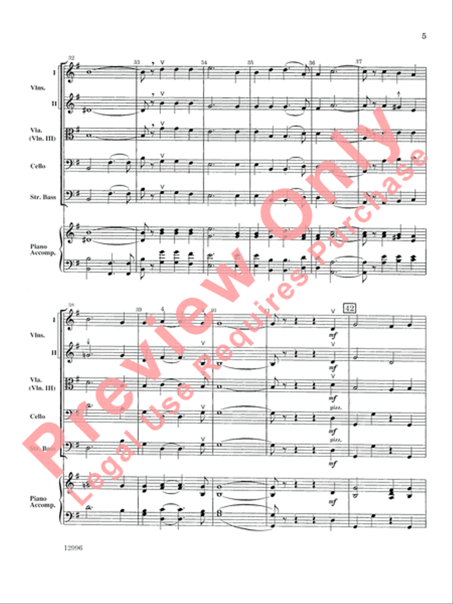 Saturday at the Symphony String Orchestra scores gallery preview page 6