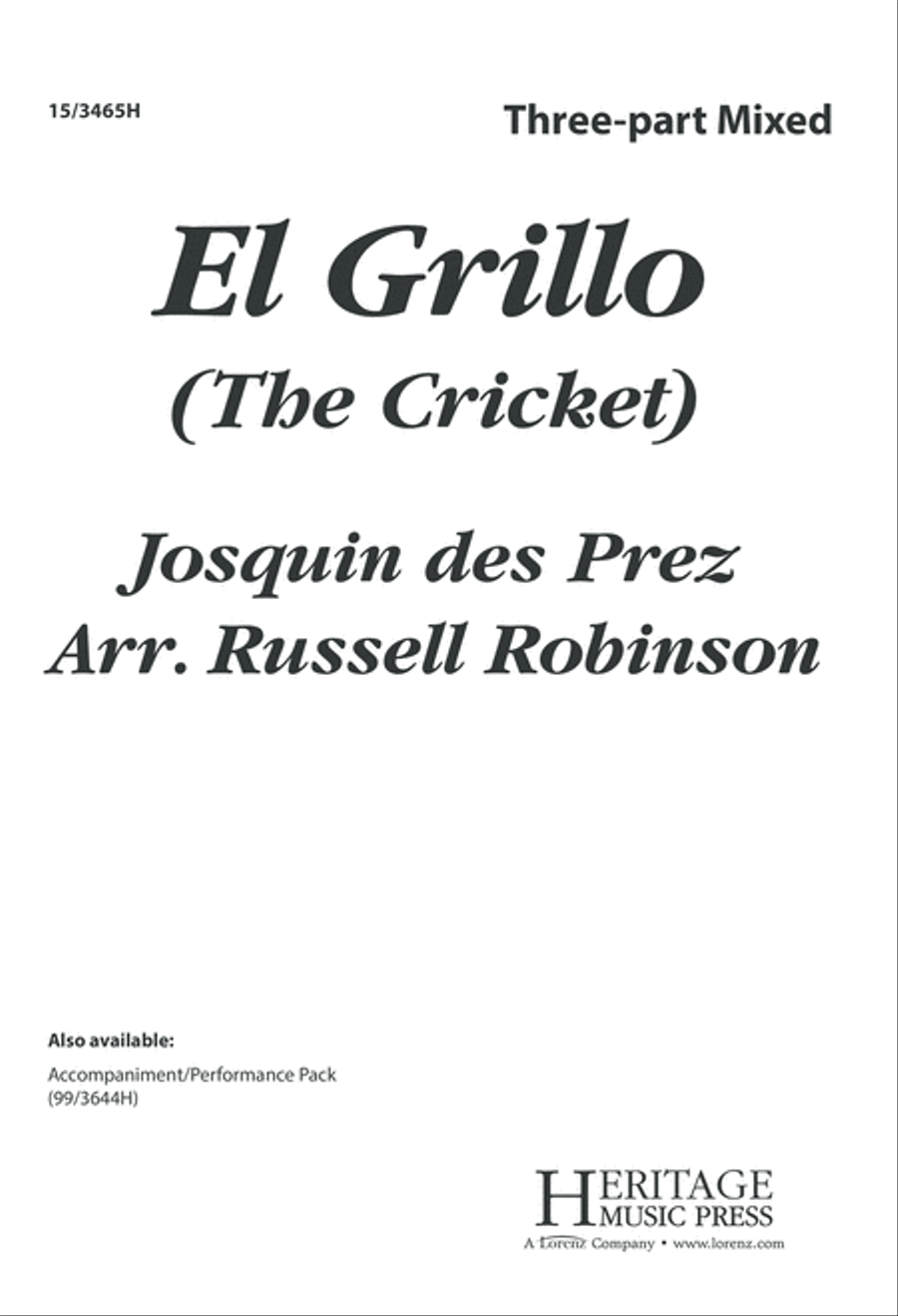 El Grillo 3-Part scores gallery preview page 1