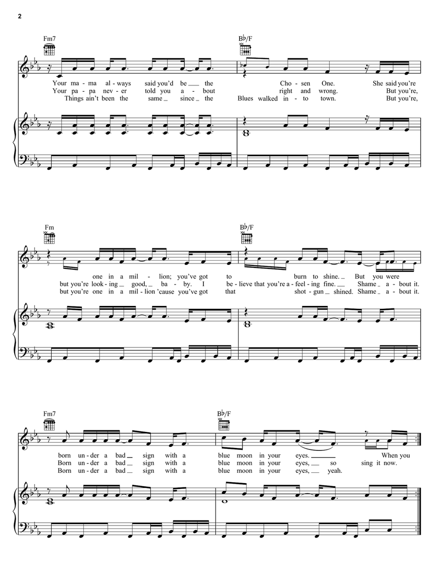 Woke Up This Morning (Theme from The Sopranos) Piano, Vocal, Guitar scores gallery preview page 2