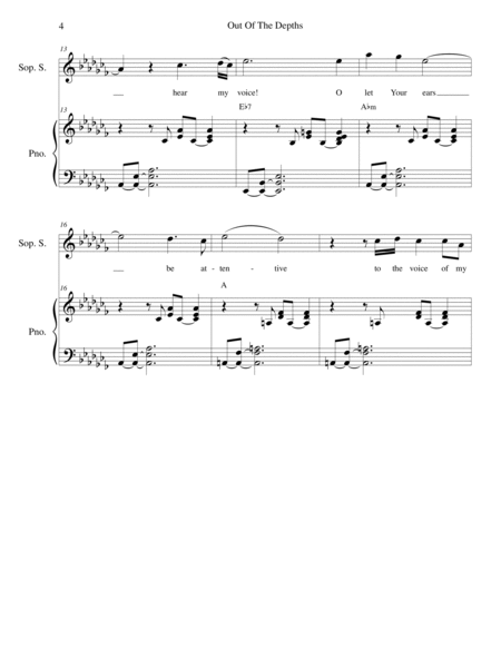 Out Of The Depths (Solo with SATB) image number null